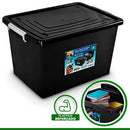 Kit 2 Caixa Organizadora Container 56 L Com Tampa e Trava Arqplast