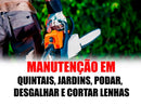 Motosserra A Gasolina 38cc Profissional Moto Serra Motoserra- 9026BR - Gamma