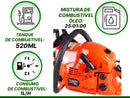 Motosserra Vsl450 2T 45Cc 2,30Hp Sabre Pta Rolante Vulcan Trent