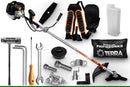 Roçadeira A Gasolina Cortador De Grama 52cc Terra GRH-520 Black