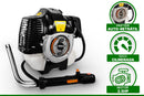 Roçadeira A Gasolina Cortador De Grama 52cc Terra GRH-520 Black