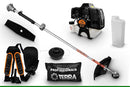 Roçadeira A Gasolina Cortador De Grama 52cc Terra GRH-520 Black