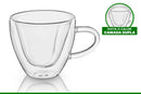 Caneca De Vidro Dupla 80 Ml Destak Ferramentas