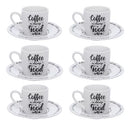 Xicara De Café Cagi 80Ml 6 Peças