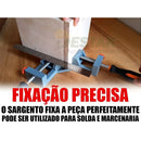Esquadro Grampo Tipo Sargento Marceneiro Forte 65mm Titanium