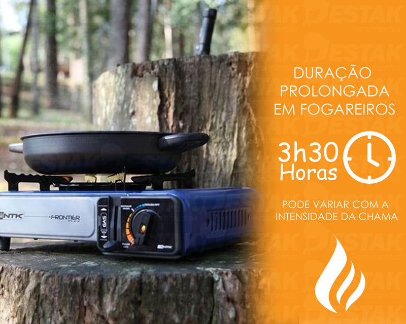 Kit 15 Refil Gás Butano Maçarico Fogareiro Gás Propano Camping 227G