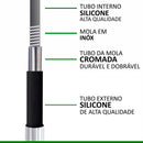 Torneira Gourmet Flexivel Silicone C/ Ajuste De Jato Preto Sn18 Snel Metais