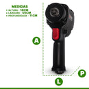 Mini Chave De Impacto Pneumática 1/2