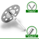 ACESSORIO MICRO RETIFICA COM 10 PECAS 22MM DIAMANTADO TITANIUM Destak Ferramentas