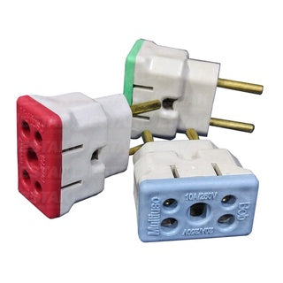 Adaptador Tomada Bob Colorido Benjamin Plug T