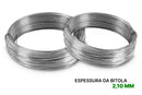 Arame Galvanizado Nº 14 Para Cerca Concertina 10 Metros Fio 2,10mm