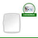 Armário Para Banheiro Branco Com Espelho Metasul