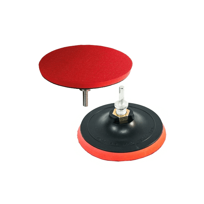 Base De Lixa C/ Velcro 125mm Rosca M14 Mtx Destak Ferramentas