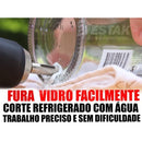 Broca Para Vidro Diamantada 10mm Serra Copo Artesanato