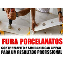 Broca Para Vidro Diamantada 10mm Serra Copo Artesanato