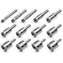 Broca Serra Copo Diamantada 6mm ao 35mm Porcelanato Vidro Cerâmica