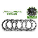 Cerca Concertina Flat Perimetral Rolo Muro Segurança Para Casa Serpentina Para Muro