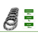 Cerca Concertina Flat Perimetral Rolo Muro Segurança Para Casa Serpentina Para Muro