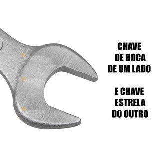 Chave Combinada Profissional Aço 6mm à 24mm Starfer