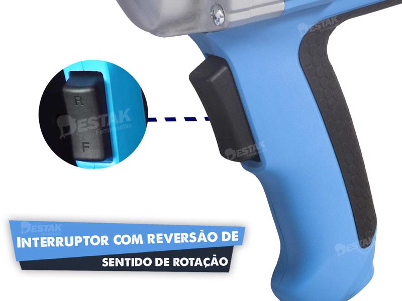 Chave Impacto Parafusadeira Elétrica 1/2 P 900w Gamma
