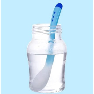Colher Termica Infantil Muda Cor Silicone Bebe Alimentacao Sem Bpa Termossensível