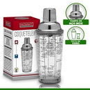 Coqueteleira De Vidro Aço Inox Hauskraft 450 ML