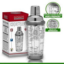 Coqueteleira De Vidro Aço Inox Hauskraft 450 ML
