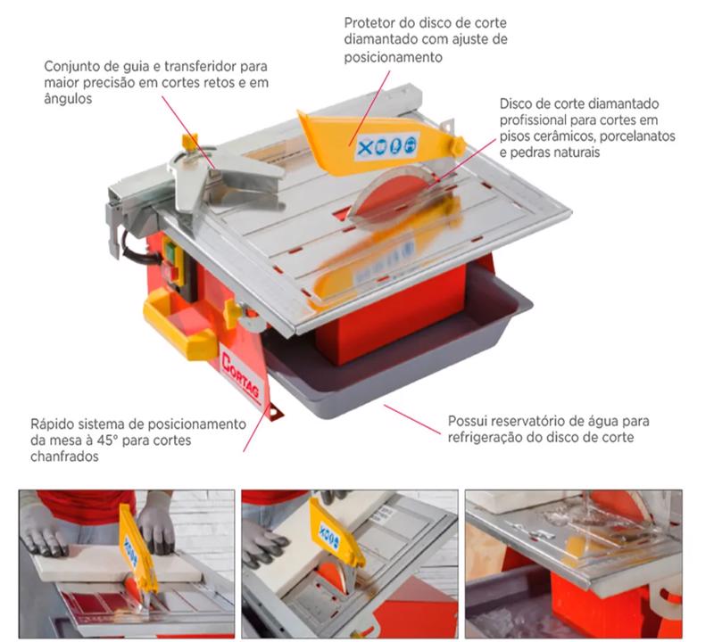 Cortador Eletrico P/ Ceramica Zapp180
