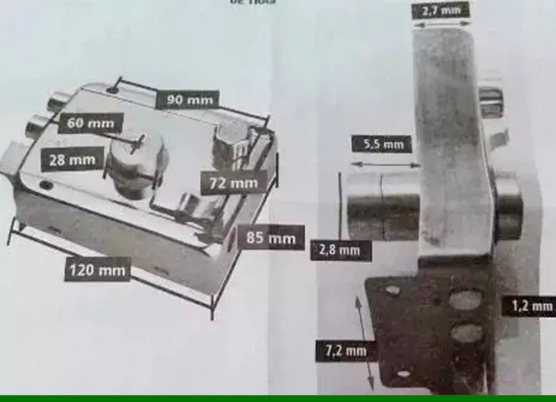 Fechadura Anti Furto Com Trava Para Porta - Snel