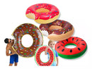 Boia Inflável Biscoito Donnut Melancia Piscina Praia 70cm - Snel