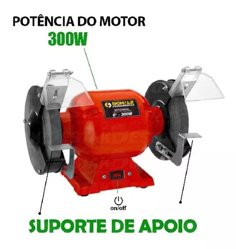 Kit Motoesmeril 6" 300w Schulz