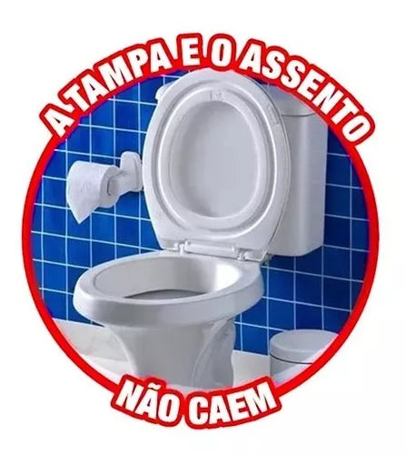 Tampa de Vaso Sanitario Assento Sanitario Almofadado Oval