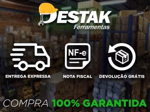 FURADEIRA DE IMPACTO 3/8" 500W COM KIT BROCAS Destak Ferramentas