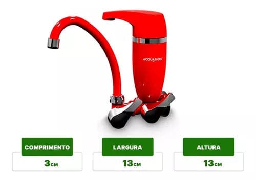 TORNEIRA COM FILTRO PREMIUM BICA MOVEL CROMADO ACQUA Destak Ferramentas