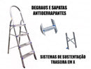 Escada Domestica 04 D. Alumínio Destak Ferramentas