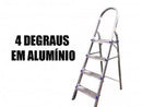 Escada Domestica 04 D. Alumínio Destak Ferramentas