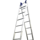 Escada Extensiva 9 Degraus Trava Resistente Alumínio 3m