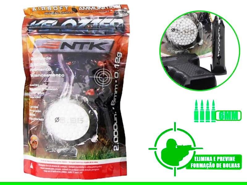 Esferas Velozter 0,12 - C / 2000 Pc Destak Ferramentas