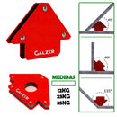 Esquadro Magnetico Para Soldador 25kg Galzer