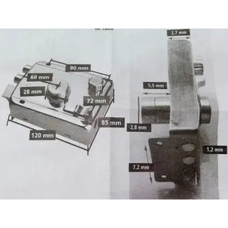 Fechadura Anti Furto Chave Com Trava Sobrepor Para Porta Portão Duratec