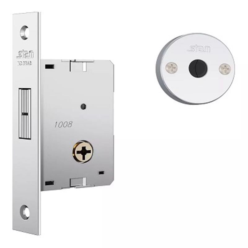 Fechadura Auxiliar Porta Bater Correr 1008 Stam Chave Tetra