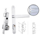 Fechadura De Porta Portão Cromada Aço Inox Quarto Banheiro Área Externa Unna 401/07