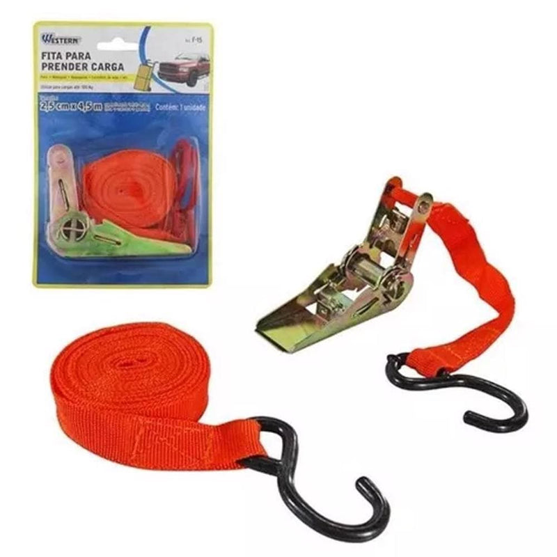 CINTA DE CARGA 2.5 CM X 4.5M WESTERN Destak Ferramentas