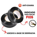 Fita Isolante Adesiva Plástica Anti Chama 19mm X 20 Metros Starfer