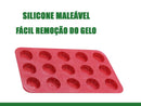 Forma De Gelo Silicone 19,5CM Redonda
