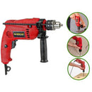 Furadeira Parafusadeira Impacto Martelete 500W Mandril Com Kit 46 Brocas