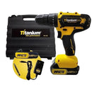 Furadeira e Parafusadeira à Bateria 21V BIVOLT Com Carregador 2 Baterias Bits