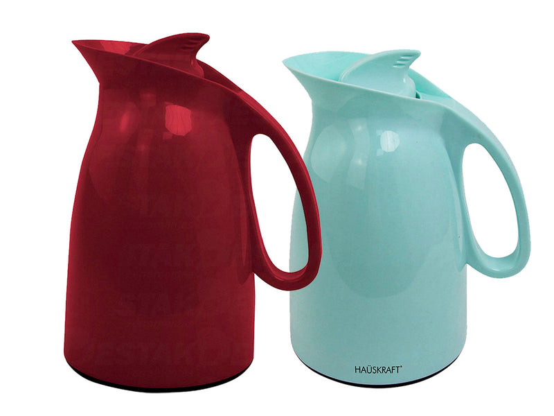Garrafa De Café Térmica Quente E Frio Shark 1L Com Parede Dupla De Vidro