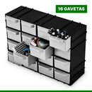 Gaveteiro Organizador 7001 Com 16 Gavetas Empilhavel Multiuso