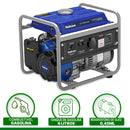 Gerador De Enegia Elétrica A Gasolina Manual Retrátil Quadro Reforçado 127v 220v